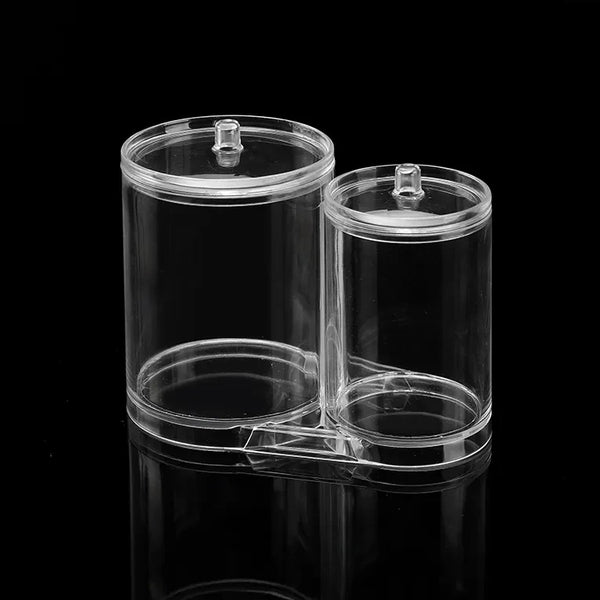 Plastic Forte Saturn Double Sided Multi-Purpose Organizer clear storage for makeup and essentials.