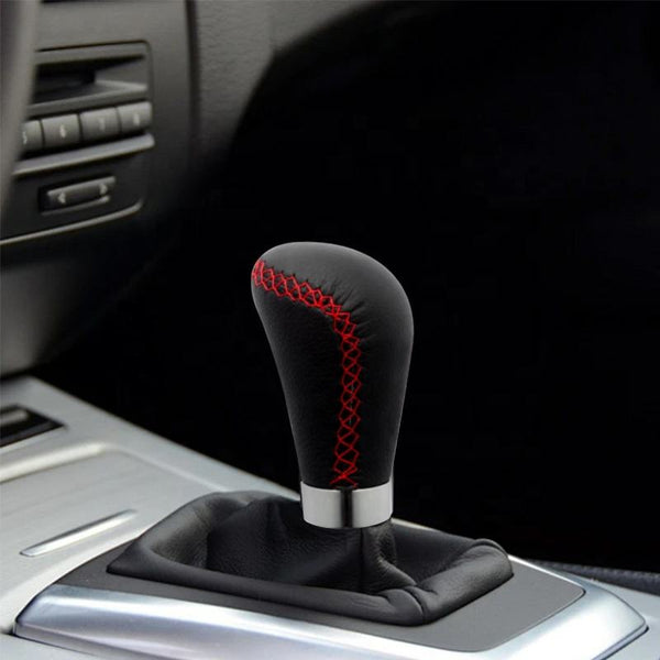 Leather Gear Shift Knob Cover with Logo