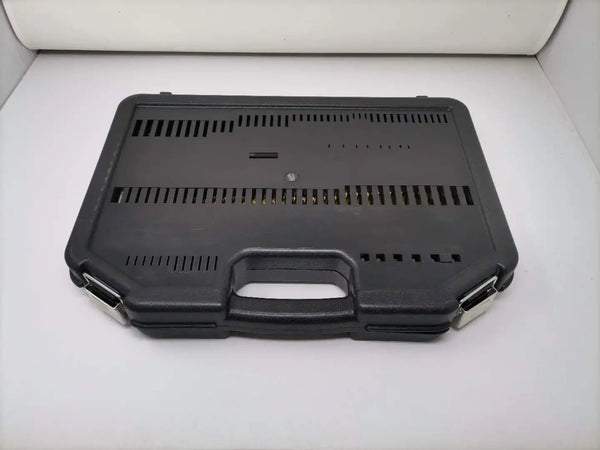 246 Bits Combination Drill Bit Set storage case showing black exterior and secure latch.