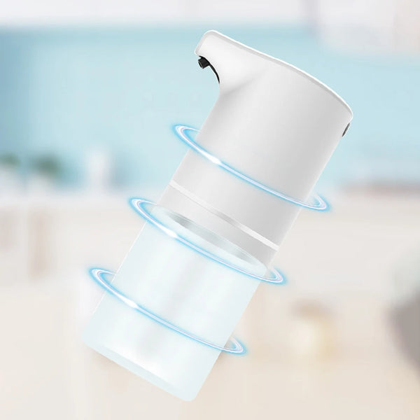 Automatic Soap Dispenser with infrared sensor, dispensing soap automatically for hygienic handwashing.