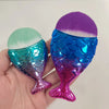 Mermaid Gradient Acrylic Nail Brush