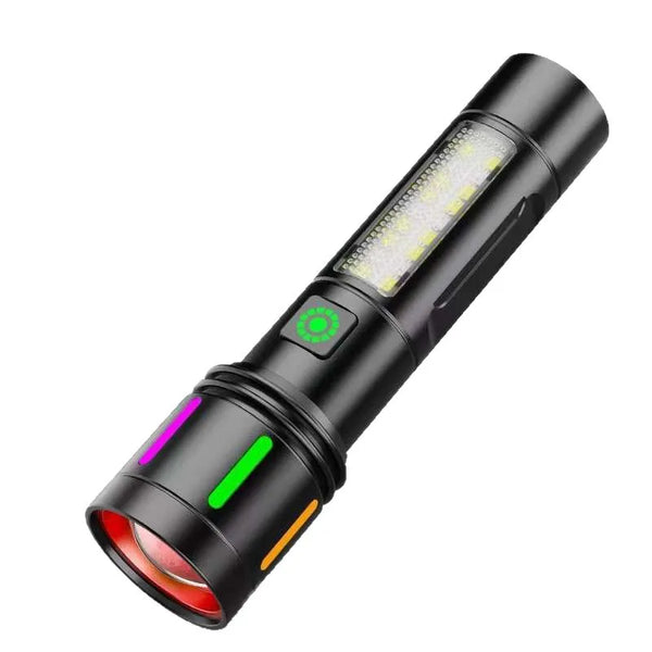 Multi-function Rechargeable Strong Light Flashlight