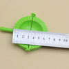 Eco Friendly Plastic Baking & Pastry Tools Set - green dough cutter with measurements for baking and pastry preparations