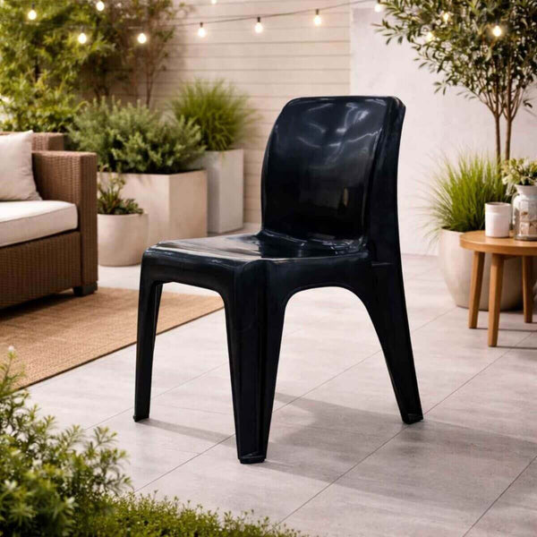 Perfect Dealz Heavy Duty Plastic Chair with Comfortable Ergonomic Design