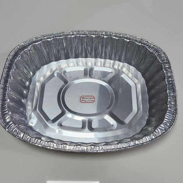 Perfect Dealz Heavy‑Duty Aluminum Foil Roasting Pan – Large Oblong Oven Tray