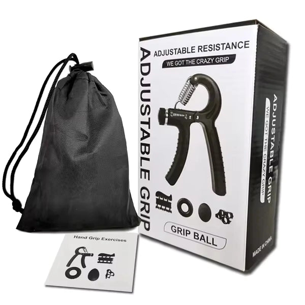 Adjustable Resistance Counting Hand Gripper