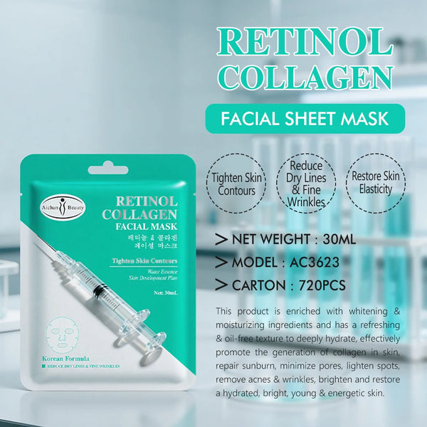 Aichun Beauty Retinol Collagen Facial Sheet Mask