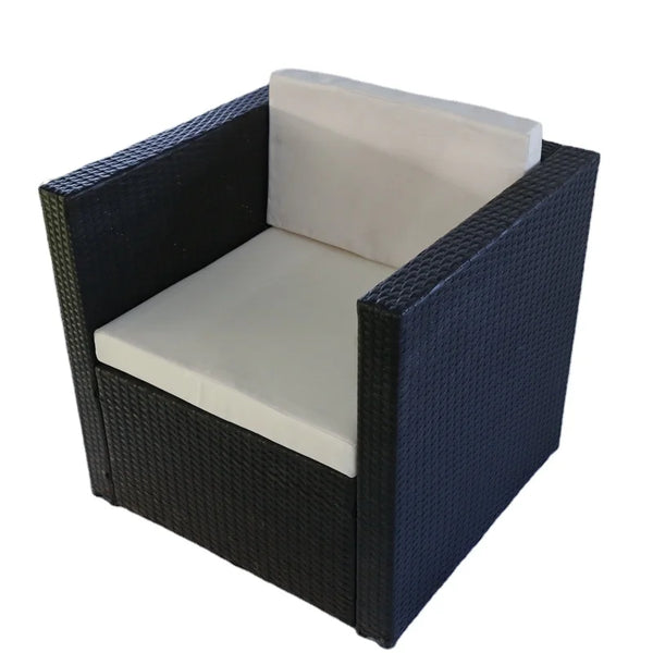 Modern Design Poly Rattan Corner Sofa Set