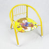 Thickened Children's Backrest Dining Chair featuring a colorful bear design on the seat, perfect for kids' mealtime.