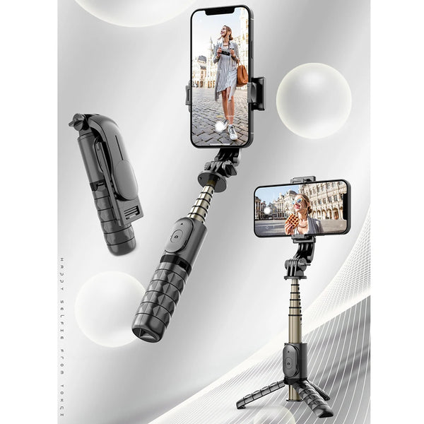 Foldable Mini Tripod Selfie Stick with Wireless Remote