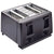 Retro 4 Slices Bread Toaster with four slots and adjustable settings for perfect toast.