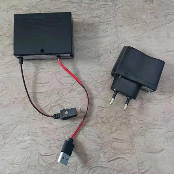 Power adapter and battery pack for Handheld Power Megaphone 50W, ideal for charging and portable use.