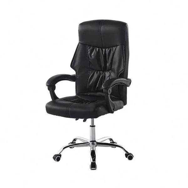 High-Back Reclining Boss Ergonomic Office Chair with a sleek black design and adjustable features for comfort.