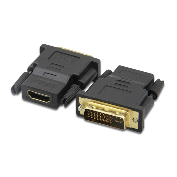 HDMI Female to DVI 24 plus 5 Pin Male Adapter