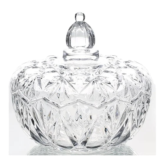 Luxury Glass Candle Jar with Lid