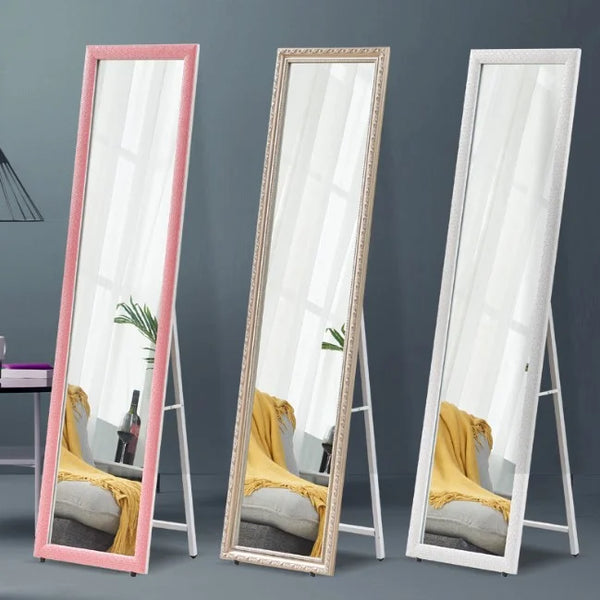 Whole Body Floor Standing Wooden Dressing Mirror