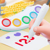 Magic Light Drawing Pen Set with LED Glow Board showing a drawing pen and special colored paper.