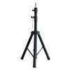 Adjustable Training Mannequin Head Stand For Wigs-Tripod showcasing a black tripod stand for stability in hair styling.