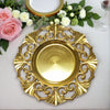 Vintage Gold Hollowed Charger Plate