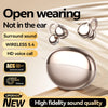 Bluetooth 5.4 Clip-On Earphones featuring open ear design and high fidelity sound quality.