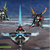 3 colorful 2.4G Wi-Fi Gravity Sensing Spray Fighter RC Airplanes flying in formation against a dynamic backdrop.