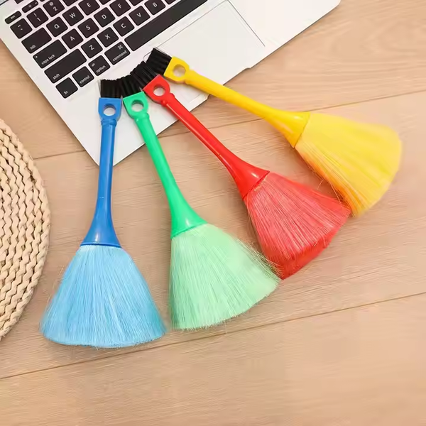 High Quality Plastic Duster assortment in vibrant colors for effective dusting in tight spaces.