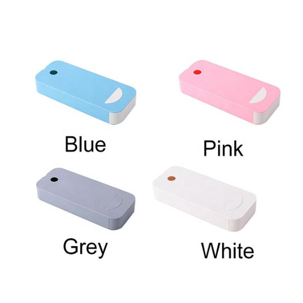 Invisible Hidden Stationery Case available in Blue, Pink, Grey, and White colors.