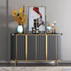 Perfect Dealz Italian Style Luxury Black Gold Dining Room Sideboard