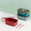 Kids Bento Lunch Box 1 L Plastic Lunch Container in vibrant colors with compartments for balanced meals.
