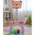 Kids Cartoon-Themed Indoor Basketball Hoop for young players with colorful design and balls.