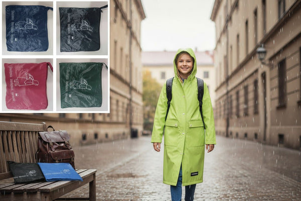 Kids Backpack Raincoat Portable