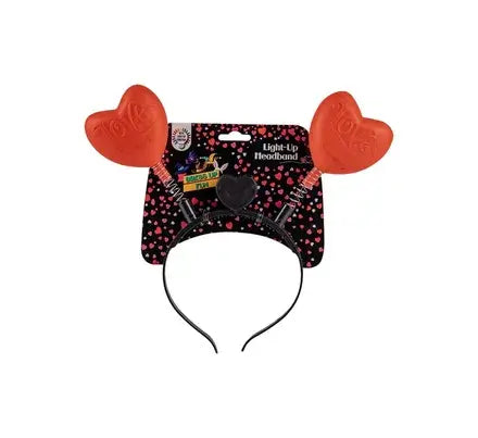 Perfect Dealz LED Heart Light-Up Dress-Up Headband