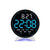 Large Digital Wall Clock with Temperature Display and Alarm