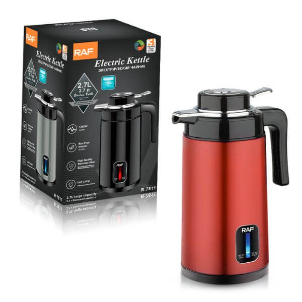 Perfect Dealz Large Stainless Steel Electric Kettle with Auto Shut-Off