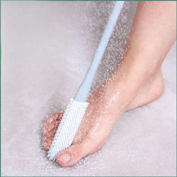 Long-Handled Foot and Toe Cleaning Brush