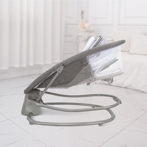 Deluxe Multi Functional 4 in 1 Baby Bassinet in a modern nursery setting, showcasing its versatile design and comfort features.