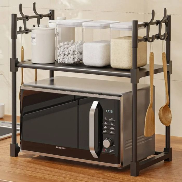 Perfect Dealz Microwave Shelf Organizer