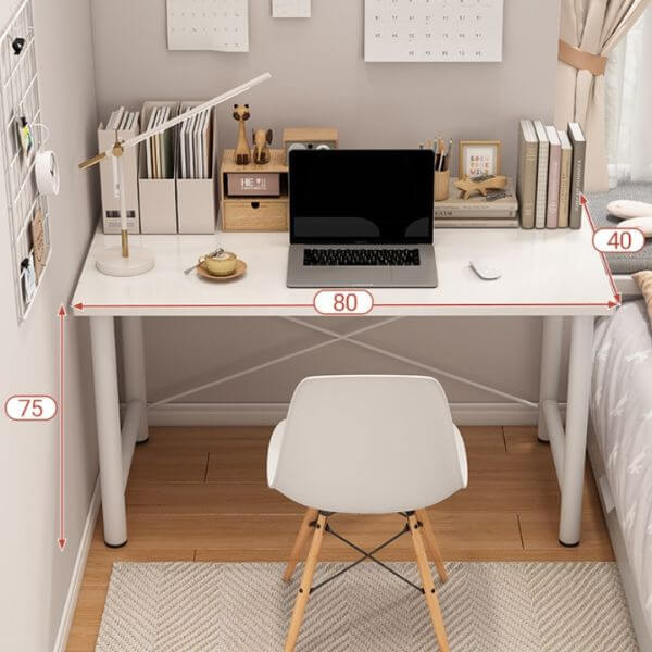 Perfect Dealz Modern Compact Study Desk with Storage Shelf