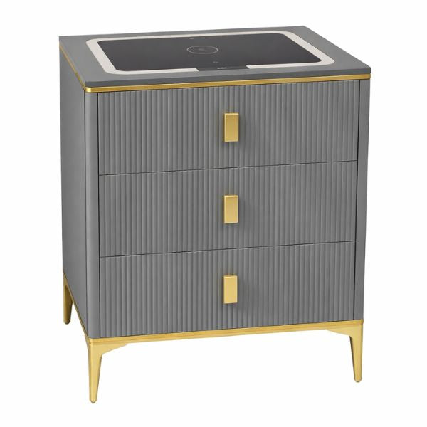 Modern Wireless Charging Nightstand