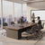 Modern Conference Table with Cable Management