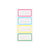 Perfect Dealz Multi-Colour Paper Labels – 4 Sheets per Pack