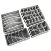 Perfect Dealz Multi-Compartment Drawer Organiser Set – 4-Piece Storage Solution