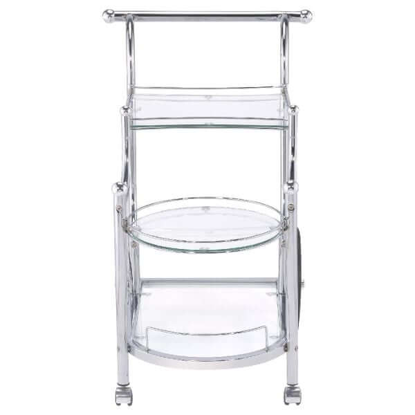 Perfect Dealz Multi-Level Silver Bar Cart