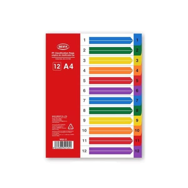 Perfect Dealz Multipurpose File Folder Pack 12 Sheets