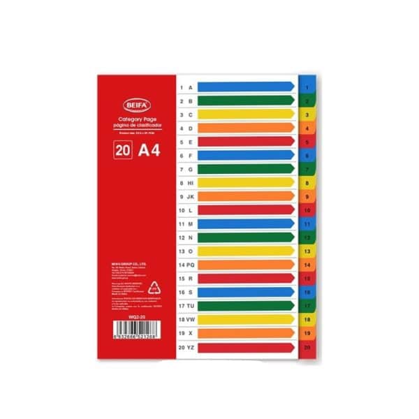 Perfect Dealz Multipurpose File Folder Pack 20 Sheets