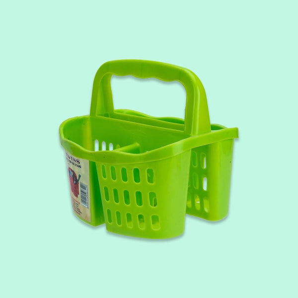 Multipurpose Stand Swiss in vibrant green color, ideal for organizing desk or kitchen essentials.