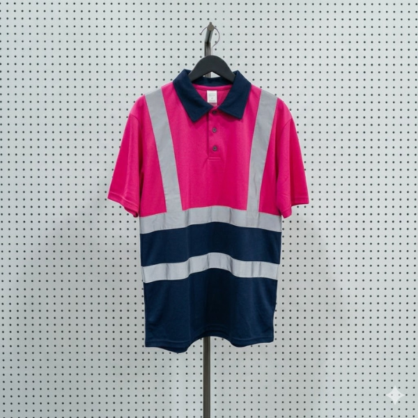 Two-Tone High Visibility Safety Polo Shirt