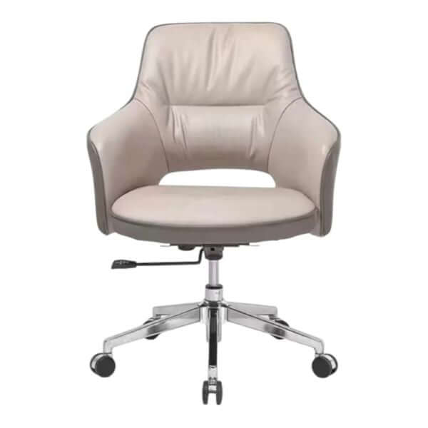 Perfect Dealz Off White Ergonomic Middle Back Office Chair