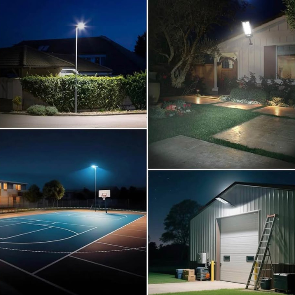 Outdoor Solar-Powered Street Light – Energy-Saving LED