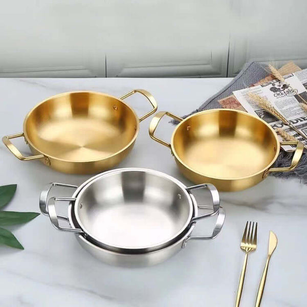 Perfect Dealz Outdoor Stainless Steel Nonstick Cooking Pan